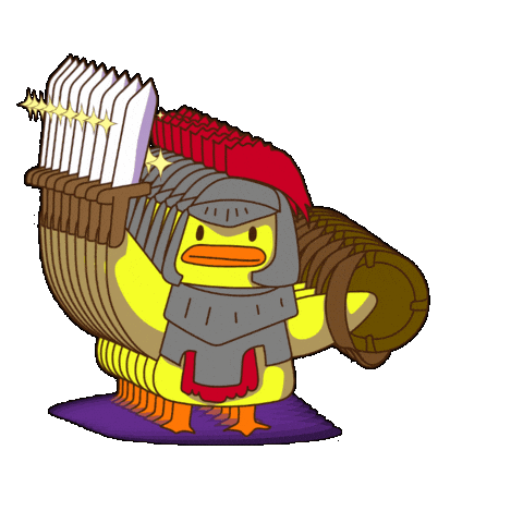 Protect Cute Knight Sticker