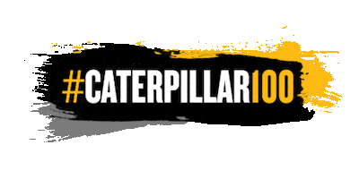 100 Years Construction Sticker by Caterpillar Inc.