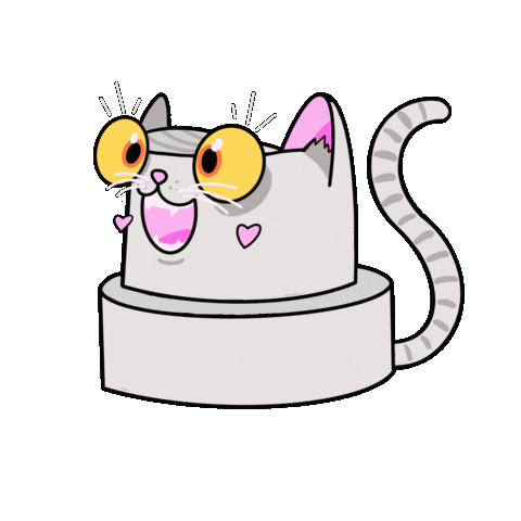 Graffiti Cat Cap Sticker