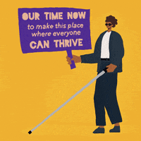 Thrive Walking Stick GIF by INTO ACTION