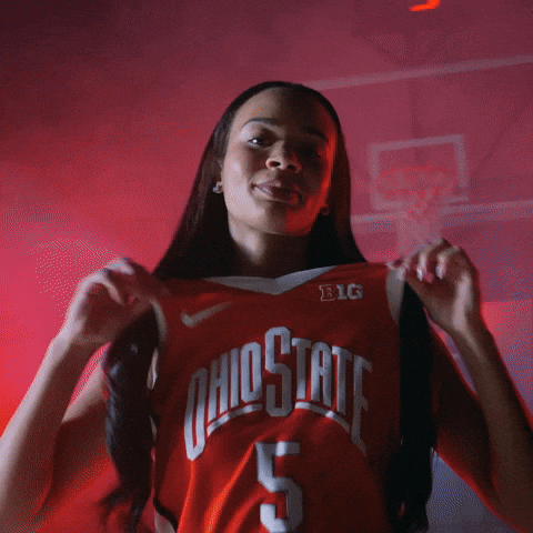 Basketball Hype GIF by Ohio State Athletics