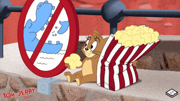 tom and jerry popcorn GIF by Boomerang Official