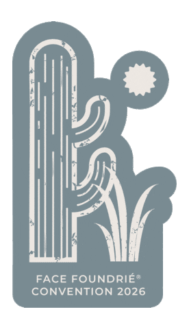 Cactus Sticker by facefoundrie