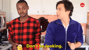 Dont Look Breakfast GIF by BuzzFeed
