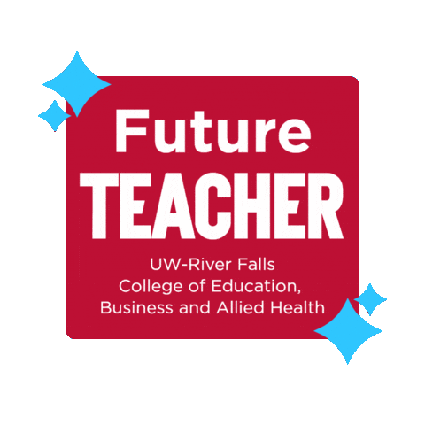 Job Teacher Sticker by UW-River Falls