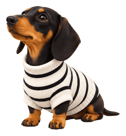 Sausage Dog Sticker by MISTER WOOF