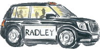 Driving London Sticker by Radley