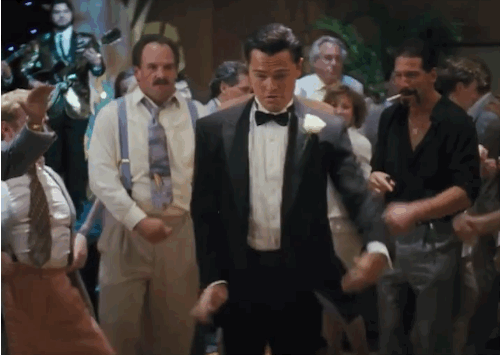The Wolf Of Wall Street Dancing GIF