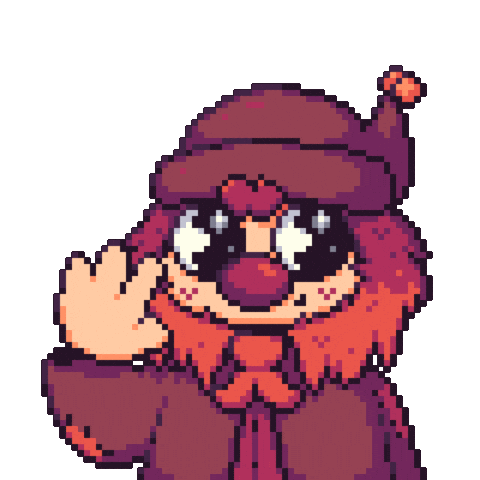 Clown Hello Sticker
