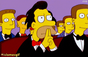 The Simpsons Thinking GIF