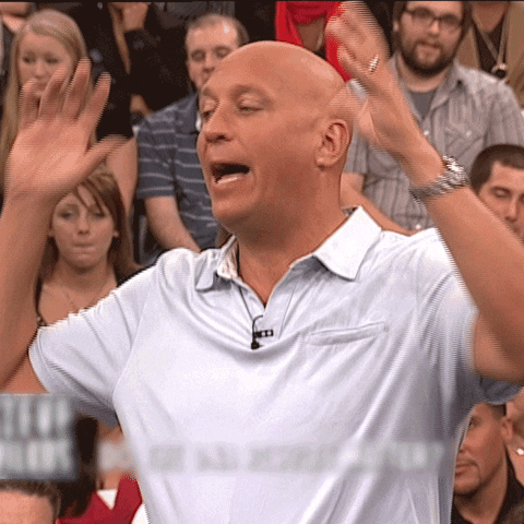 Going Crazy All Over The Place GIF by The Steve Wilkos Show