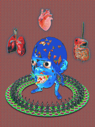 Earthly Delights Glitch GIF by davidvnun