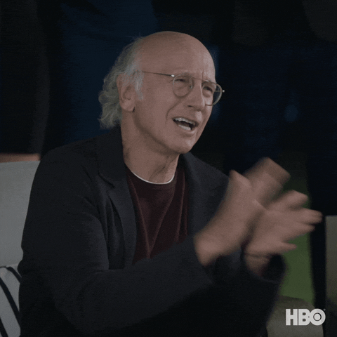 Season 11 Clapping GIF by Curb Your Enthusiasm