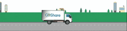 GoShareApp moving logistics semi trucker GIF