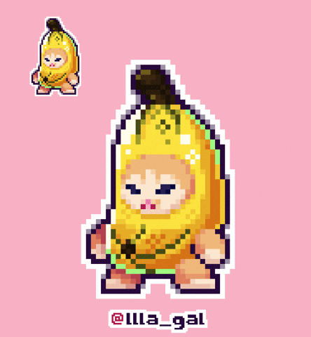 banana intensifies gif