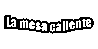 La Mesa Caliente Sticker by Giselle Blondet
