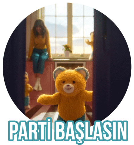 Happy Teddy Bear GIF by Unilever Turkiye