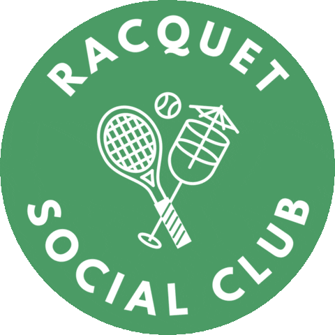 Tennis Sticker by Racquet Social Club