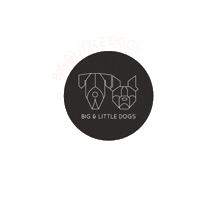 Dog Harness Bld Sticker by Big & Little Dogs