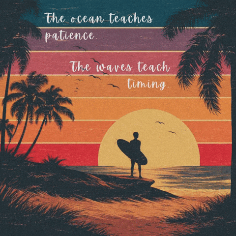 Ocean Surf GIF by George Longovitis