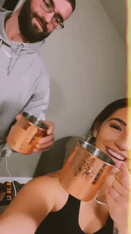 Drink Cheers GIF by Daniella Inzerilli