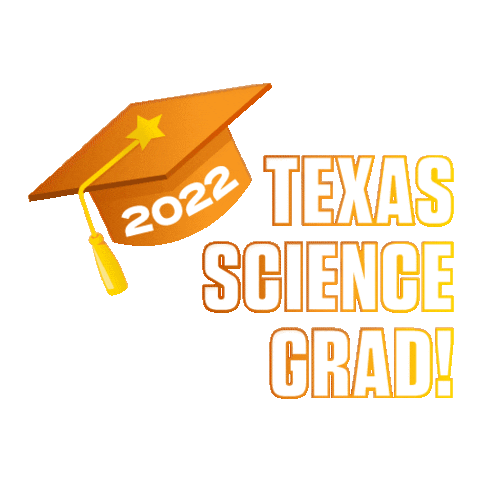Graduation Graduate Sticker by College of Natural Sciences, UT Austin