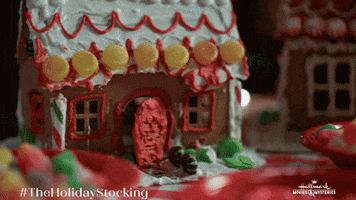 Gingerbread House Christmas GIF by Hallmark Mystery