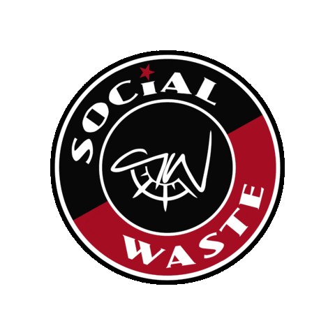 Social Waste Sticker