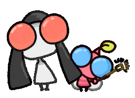 Akaripikmin Sticker by akari_tatata