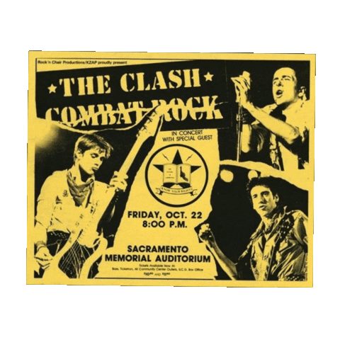 Punkrock Sticker by The Clash