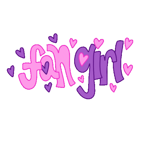 Fan Girl Sticker by Cate