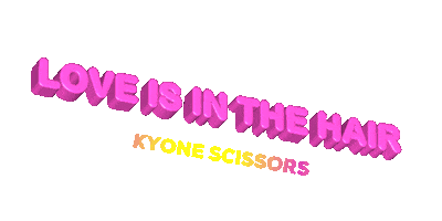 Hair Haircut Sticker by Kyone Scissors