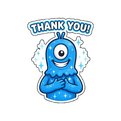 Mood Thank You Sticker by Momo & Tulus