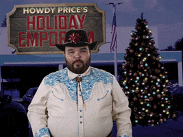HowdyPrice christmas xmas cowboy happy holidays GIF