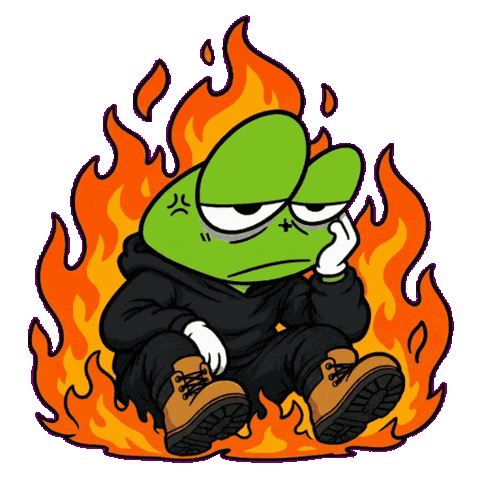 Frog Sticker by ForeverWilin