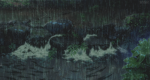 ผล๥าร๨้นหารูปภาพสำ​หรับ anime rain gif