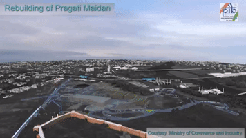 VishSax pragati maidan redevelopment roads GIF