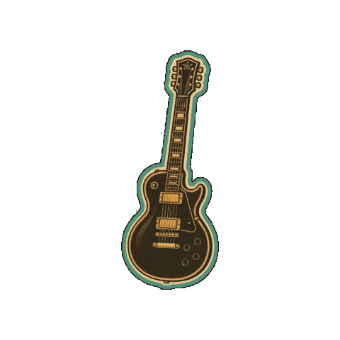 Guitar Kelly Sticker by Vikthor