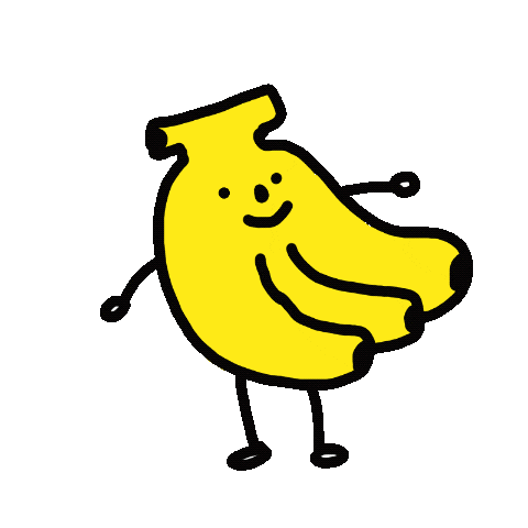 Banana バナナ Sticker