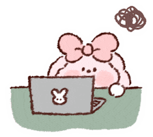 Illustration Working Sticker by OOAI