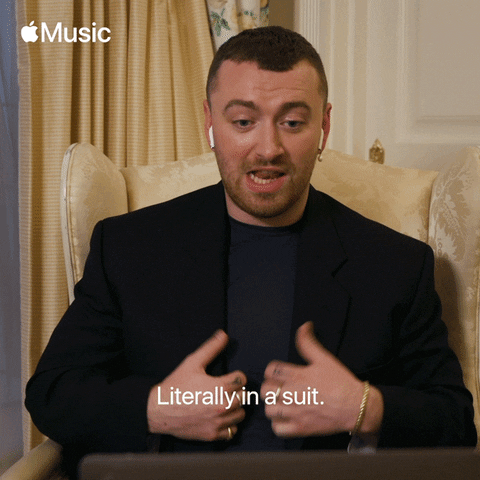 Sam Smith Smiling GIF by Apple Music