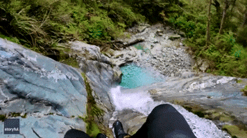 New Zealand Waterslide GIF by Storyful