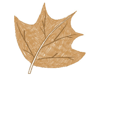 brown leaves cartoon