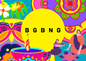 Diwali Festival Rainbow GIF by Big Bang Music