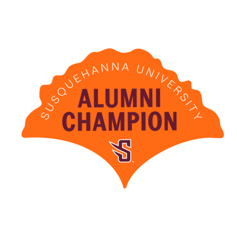 River Hawks Champion Sticker by Susquehanna University