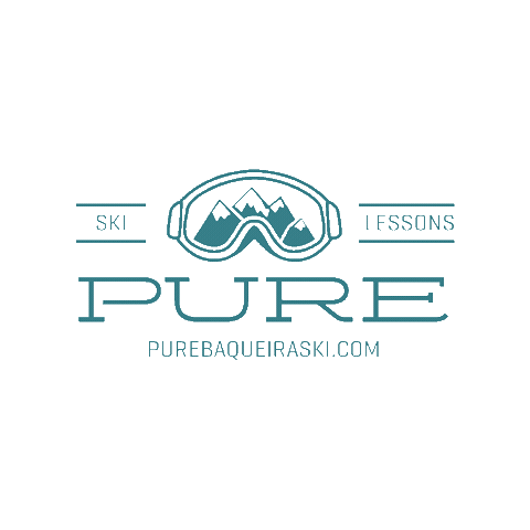 Pure Baqueira Ski Sticker