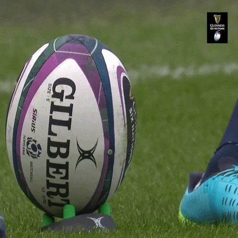 Kicking Scottish Rugby GIF by Guinness Six Nations