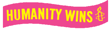 Human Rights Protest Sticker by Amnesty UK