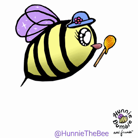 Happy Candy GIF by Hunnie the Bee