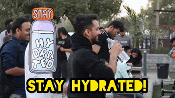 Stay Hydrated Drink Water GIF by Digital Pratik